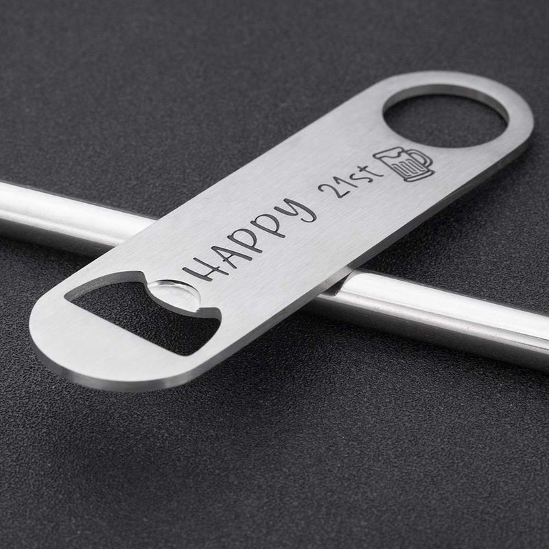 Vanlovemac Birthday Bottle Opener Beer Bottles Birthday Gift for Women Men Oktoberfest Anniversary Favors for Guests 21st Birthday Decorations Beer Bottle Openers Gift Decoration Supplies - Image 3